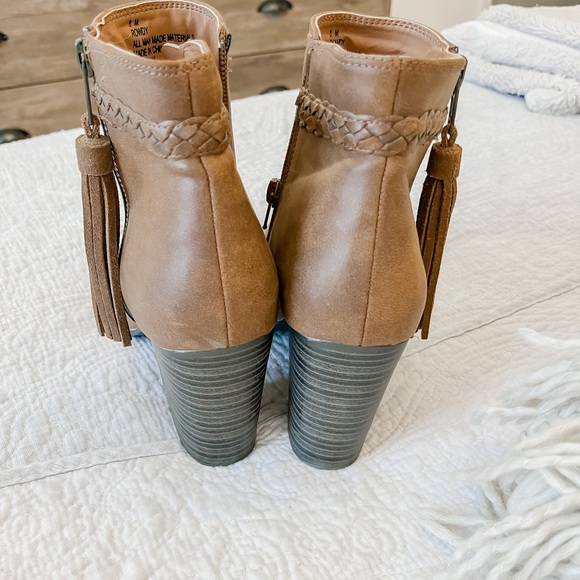 ESPRITE brown heel boots - Picture 4 of 6